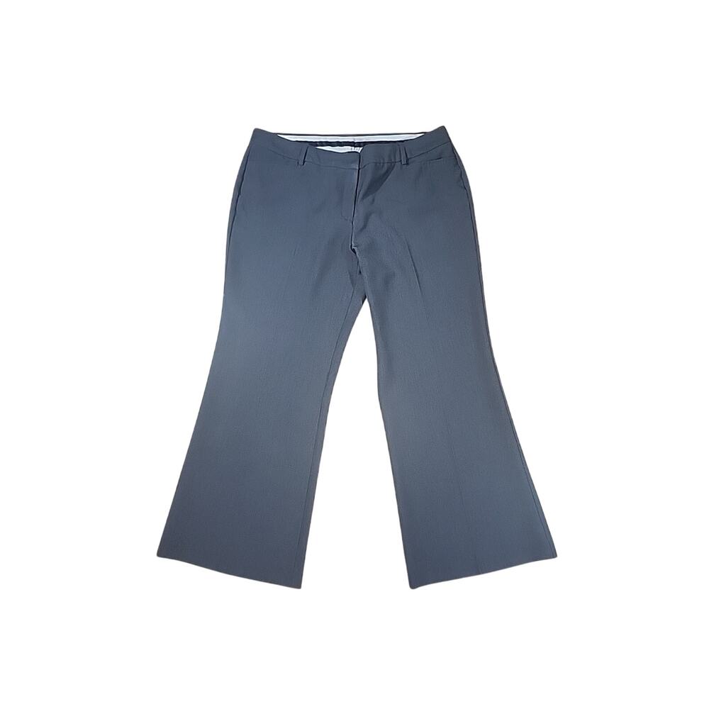 Apostrophe Courtney Womens Grey Dress Pants 14 Bootcut Flat Front Mid-Rise Work